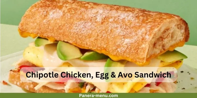 Panera Avocado Chicken Sandwich