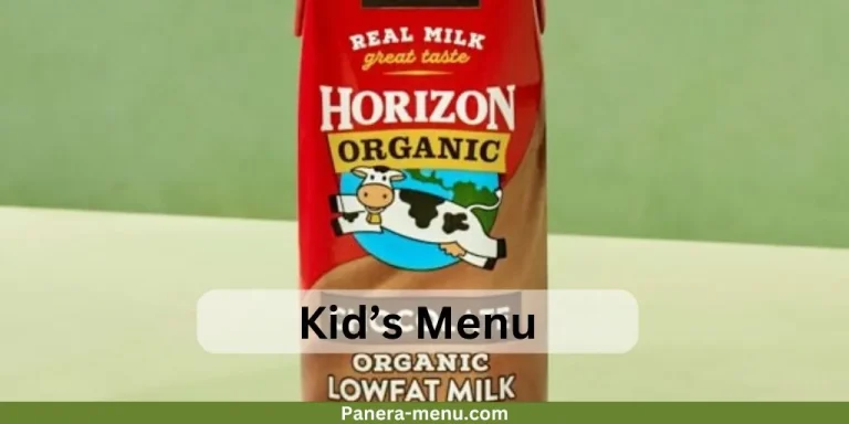 Panera kids-Menu